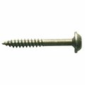 Kreg #7 1-1/4 In. Fine Maxi-Loc Washer Head Zinc Pocket Hole Screw, 100PK SML-F125 - 100